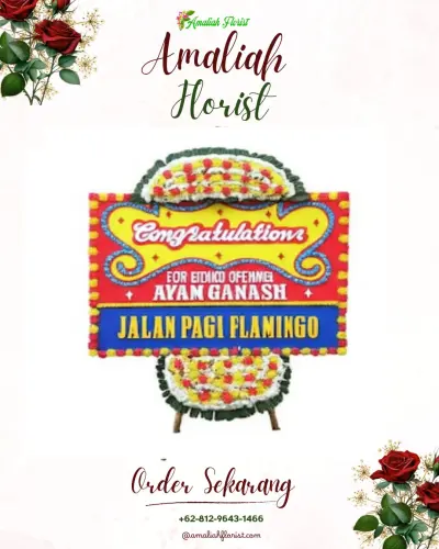 Bunga Papan Congratulation di Binong